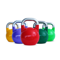 Entraînement de base d'haltérophilie de qualité professionnelle Kettlebell Fitness Cloches de bouilloire à code couleur