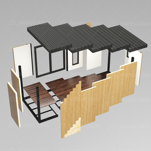 Cabaña Prefabricada para Jardín, Estudio, Habitación con Interior Luminoso, Luz Natural, Espacio Creativo para Trabajar - Product Image 5
