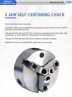 Mandrin de tour de précision 250 mm Durable haute vitesse Torno CNC tournant mandrin hydraulique 4 mâchoires mandrin indépendant