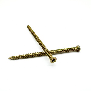 Vis à béton métriques personnalisées en acier au carbone galvanisé, à tête plate, avec entraînement Torx, marque SUNO, classe 4, pour maçonnerie et fenêtres - Vente en gros - Product Image 5