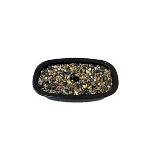 Macetas Ovaladas de Plástico con Extractos Florales, Material PP Negro, para Jardinería en el Hogar y Proyectos de Vegetación, de Sobremesa o para Piso - Product Image 5