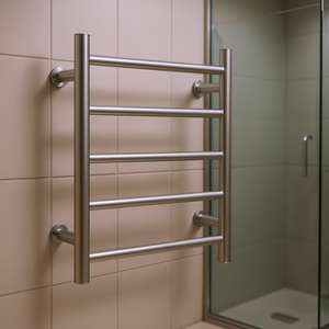 Vevor Calentador de Toallas Eléctrico de 4 Barras, Acero Inoxidable, Montaje en Pared, 50-60cm, Estante de Baño, Diseño Moderno - Product Image 2