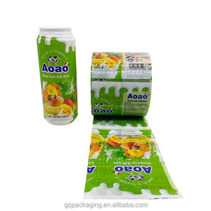 Rollo de Película de Etiqueta Termoencogible para Envases de Material Laminado de Grado Alimenticio Impreso Personalizado de Fábrica para el Cuerpo del Botella - Product Image 3