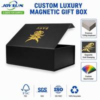 Boîte Cadeau Magnétique Pliable de Luxe, Rigide et Robuste en Carton, avec Logo Personnalisé, Recyclable
