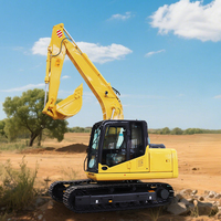 Excavator 6 Ton, 8 Ton, dan 10 Ton dengan Baja yang Dilas Secara Robotik, Fungsi Idle Otomatis, Mode Peningkatan Daya, Siap untuk Konstruksi Tambak Jalan