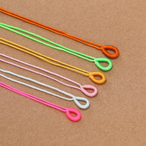 Nylon <b>Pull</b> Ring Coil Winding Rope End Semi Finished Product Diy Jewelry Bracelet Material Small Size Weaving Process - Product Image 1