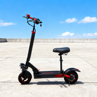 Trottinette électrique pliable en alliage d'aluminium avec moteur brushless double 48V 800W, batterie au lithium, frein à disque, charge maximale 150 kg, deux roues