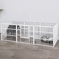 Chenil pour chien en treillis métallique soudé de qualité supérieure fourni par l'usine 2024, cage extérieure pour animaux de compagnie, cage en métal