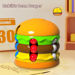 ZG per bambini <span class=keywords><strong>di</strong></span> plastica hamburger patatine fritte con fagiolo magico Puzzle giroscopio giocattolo rotante per <span class=keywords><strong>cubo</strong></span> stile Stress sollievo per Fidget Cube - Product Image 6