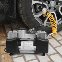 Promotion Chaude Mini Compresseur d'Air Gonfleur de Pneus de Voiture Pompe Robuste Gonfleur de Pneus Pompe Gonflable Léger
