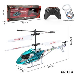 Elicottero elettrico Drone telecomandato <span class=keywords><strong>aerei</strong></span> giocattoli volanti per bambini con luce e cavo di ricarica Usb - Product Image 3