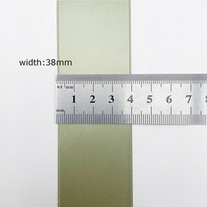 E-Magic Wholesale 1.5 Inch Flower Double Face Floral <strong>Ribbon</strong> 38mm Plus <strong>Thickness</strong> Satin <strong>Ribbon</strong> for Eternal Roses - Product Image 2