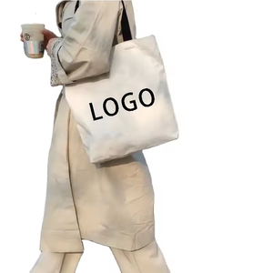 Precio de fábrica Cavas Tote Bag con logotipo impreso personalizado Bolsillo grande impermeable para mujeres Yoga Mat bolso de mano de algodón de lino - Product Image 5