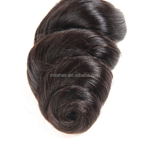 Vendita calda brasiliano capelli umani fasci di colore naturale per le donne fasci sciolti <span class=keywords><strong>onda</strong></span> 10A capelli umani lunghi migliori onde sciolte naturali - Product Image 4