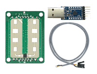 Modul Sensor Radar Gelombang Milimeter 24G LD303 Penginderaan Bergerak Cerdas Output Port Serial TTL Jarak Tanpa Pemasangan