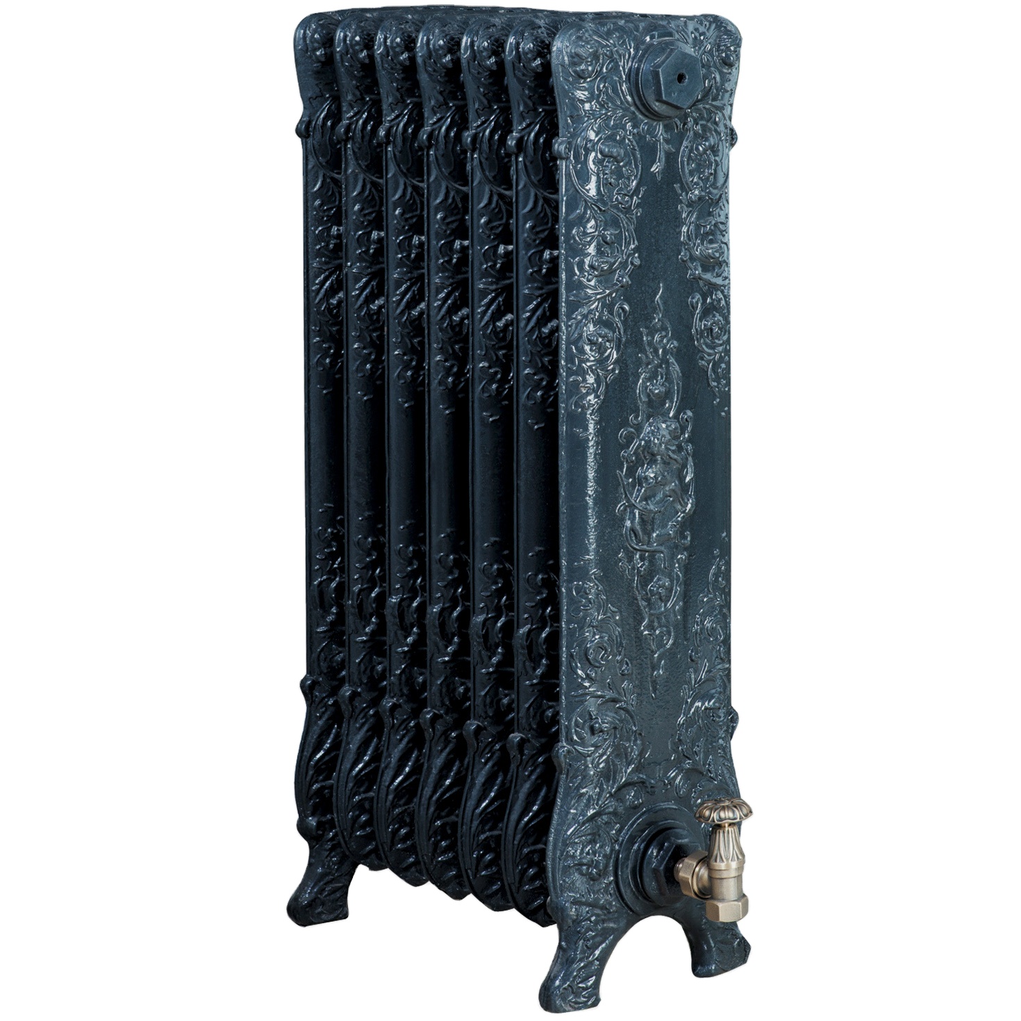 鉄製レトロ暖房ラジエーター 19th Century Retro Style 7-Section Cast Iron Steam Heater Radiator