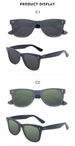 Lunettes de soleil en acétate pour femmes, surdimensionnées, tendance, haute qualité, 2023 - Product Image 5