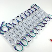 5050 5054 Modules LED 3 led DC 12V conception publicitaire étanche 75*12 Epoxy SMD Module LED Super lumineux RGB LED Module lumière