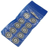 10 pièces de disques de coupe miniatures de 22 mm, accessoire pour outil rotatif, disque de coupe diamanté, compatible avec les outils rotatifs Proxxon Dremel