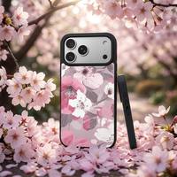 Coque de téléphone personnalisée flexible et fiable avec motif en relief 3D pour iPhone 17 16, anti-jaunissement, revêtement UV, motif floral