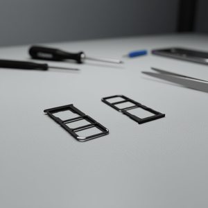 Bandeja SIM negra para Oppo A91, pieza de repuesto negra para carcasas de teléfonos móviles - Product Image 3