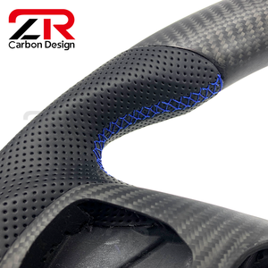 <span class=keywords><strong>พวงมาลัย</strong></span>รถยนต์แบบสปอร์ตตกแต่งพิเศษ คาร์บอนไฟเบอร์เคลือบด้าน หุ้มหนัง สำหรับรถฟอร์ด โฟกัส MK4 MK8 เฟียสต้า ST MK7 MK7.5 ปี 2009-2017 - Product Image 5