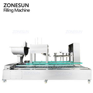 Machine de remplissage et de bouchage automatique ZONESUN ZS-GTW1D pour barils en plastique anti-explosion, revêtement en latex, peinture, pâte, pesage - Product Image 6