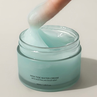 Pot en plastique PET mat givré de luxe de 15 ml, 50 ml, 100 ml, 1,67 fl.oz pour les soins de la peau, crème pour les yeux, crème pour le visage, masque facial