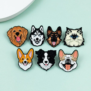 Pin <span class=keywords><strong>de</strong></span> Solapa Esmaltado Personalizado <span class=keywords><strong>de</strong></span> Perro Adorable, Broche Metálico <span class=keywords><strong>de</strong></span> Animal <span class=keywords><strong>de</strong></span> Dibujos Animados para Regalos y Souvenirs - Product Image 4