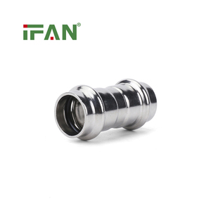 <span class=keywords><strong>Raccord</strong></span> à sertir double IFAN anti-fuite en acier inoxydable 304, 1/2"-2", qualité alimentaire, pour <span class=keywords><strong>eau</strong></span> <span class=keywords><strong>potable</strong></span>, <span class=keywords><strong>raccord</strong></span> de couplage PEX - Product Image 2