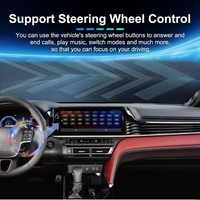 Sistema Multimedia Android con Pantalla Táctil OLED de 12.3" para Camry 2025, Estéreo para Auto, Radio con 4G LTE, GPS, WiFi Integrados, Android Auto