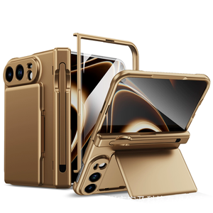 เคส iPhone Duo แบบมัลติฟังก์ชั่น พร้อมช่องใส่บัตร ที่ตั้งวางได้ พร้อมที่เก็บปากกา ปิดคลุมรอบตัวเครื่อง สำหรับ iPhone 18 Fold พร้อมฟิล์มกันรอยหน้าจอ - Product Image 3