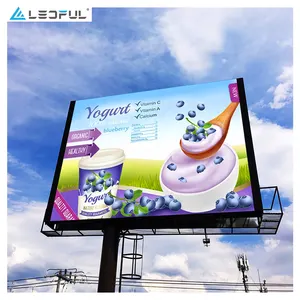 Custom Size Outdoor LED Video Panels Ecran LED Outdoor SMD Full Color Wall Display Large Outdoor Board Sign Billboard