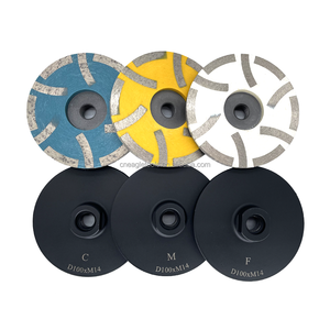 4 "डायमंड पीस डिस्क एम 14 या 4" x5/8 "-11 100 मिमी डायमंड पीस पिसाई कप व्हील - Product Image 1