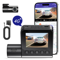 Caméra embarquée AZDOME S50 4G LTE avec surveillance à distance, caméra avant et arrière 4K, double objectif 2CH, GPS, WiFi, commande vocale intelligente