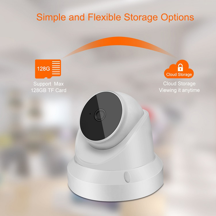 V380 Wireless WIFI Dome Camera Two-Way Voice Intercom 360 Panoramic View Motion Sensor Cross-Border · image 3