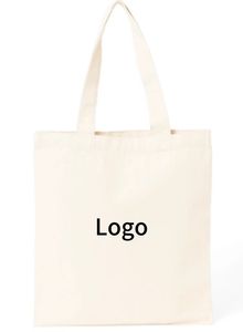 Wholesale Factory Price Standard Size Custom Print Reusable Canvas Tote Shopping Bag With Logo - Product Image 4