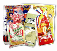 Sac à pain à soufflets latéraux de qualité alimentaire, recyclable, en PE, avec impression par gravure, couleur personnalisée, certifié ISO9001