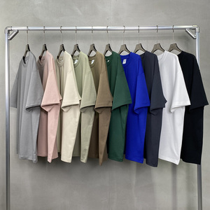 T-shirt Sportiva da Uomo in Misto Cotone Pesante 230G, Sensazione di Freschezza, Asciugatura Rapida, Vestibilità Ampia, Traspirante, Cuciture Strette, <span class=keywords><strong>Maglietta</strong></span> Premium - Product Image 3