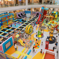 Équipement de terrain de jeu intérieur commercial pour enfants, centre d'activités et centre de divertissement familial