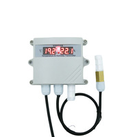 Sensor Industrial de Alta Precisión para Temperatura y Humedad del Aire, RS485 Modbus 4-20mA, para Invernaderos, Agricultura y Salas de Servidores