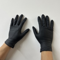 Boîte personnalisée de 100% gants en nitrile noir de 9 pouces, sans latex, pour barbiers, salons de tatouage, salons de beauté, dentistes et ongleries
