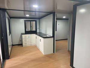 China Hotel Casas prefabricadas modulares 20 pies 40 pies Contenedores de vidrio <span class=keywords><strong>Casa</strong></span> extensible para la venta - Product Image 5