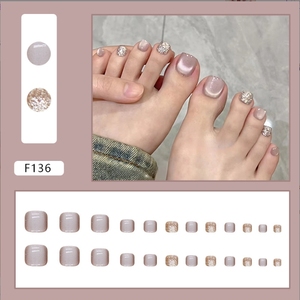 <span class=keywords><strong>Uñas</strong></span> Postizas para los Pies <span class=keywords><strong>de</strong></span> Marca Privada OEM, 24 Unidades por Caja, <span class=keywords><strong>Diseños</strong></span> Franceses en 3D, Puntas <span class=keywords><strong>de</strong></span> <span class=keywords><strong>Uñas</strong></span> Artificiales <span class=keywords><strong>Cuadradas</strong></span> con Brillo, <span class=keywords><strong>Uñas</strong></span> Postizas a Presión - Product Image 2