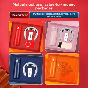 Set Regalo Aziendale Power Bank in Metallo a Forma di Goccia, Lussuoso per Eventi di Inaugurazione, Festa del Papà, Capodanno, Regali Pratici per Clienti - Product Image 1