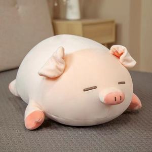 Peluche cochon mignon, jouet en peluche, oreiller de lit, super doux, personnalisé, en coton, cadeau pour petite amie, 40cm-80cm, unisexe - Product Image 4