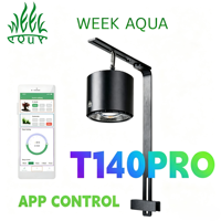 WEEK AQUA T140PRO 90W NOUVEAU Éclairage d'aquarium Lumières LED pour aquarium d'eau douce Spectre complet RGB UV Contrôle par application