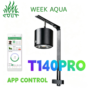 WEEK <span class=keywords><strong>AQUA</strong></span> T140PRO 90W NOUVEAU Éclairage d'<span class=keywords><strong>aquarium</strong></span> Lumières <span class=keywords><strong>LED</strong></span> pour <span class=keywords><strong>aquarium</strong></span> d'eau douce Spectre complet RGB UV Contrôle par application - Product Image 1