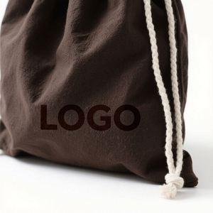 Bolsa de tela de algodón muselina blanca con cordón y logotipo personalizado, precio de fábrica, para zapatos, ropa y calcetines, con función de seguridad. - Product Image 4