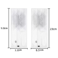 Sacs en Cellophane Plastique Transparent Clair avec Autocollants Faits à la Main pour Biscuits, Gâteaux, Chocolats, Bonbons, Emballage de Boulangerie